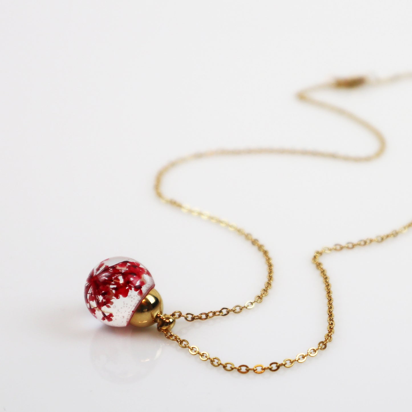 Drip Pendant Dill Red