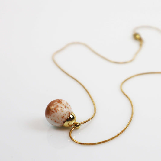 Drupt Hanger Snufje Goud Wit