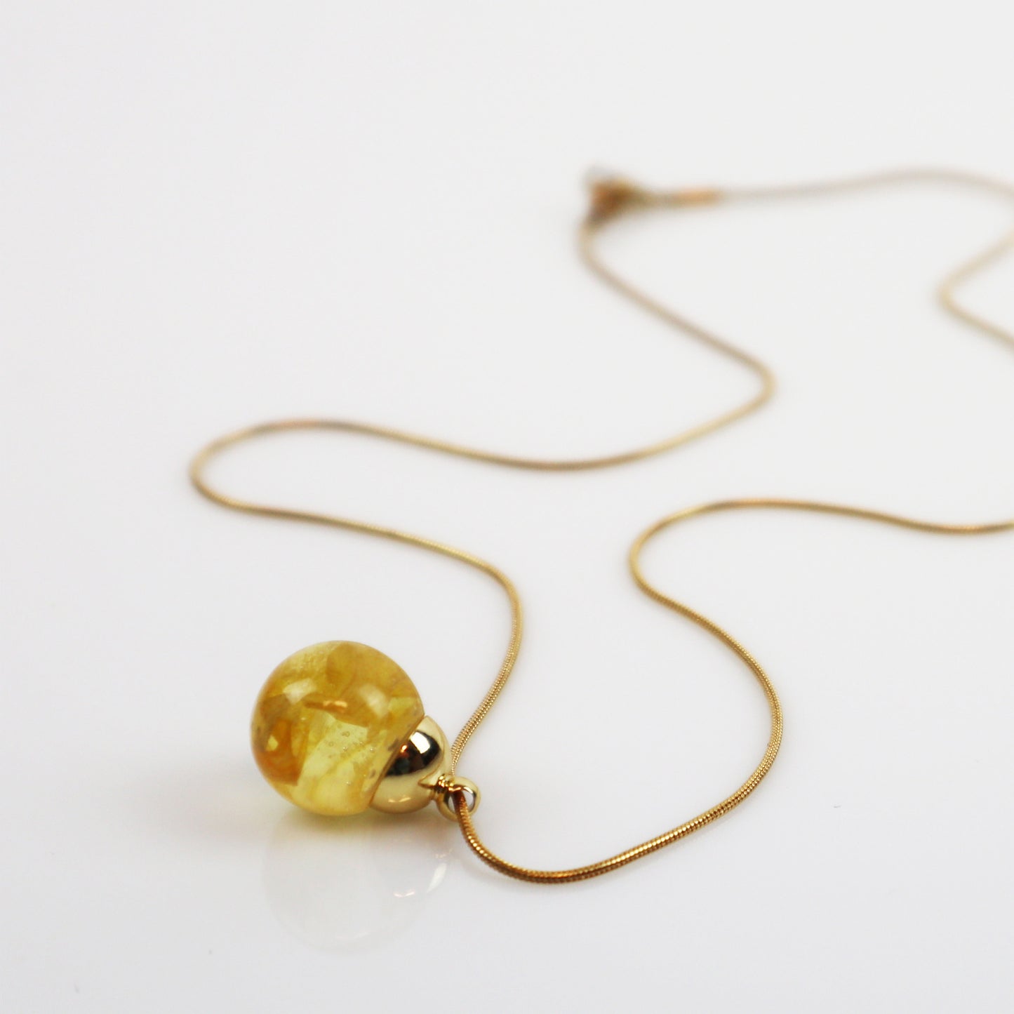 Drip Pendant Daffodil Yellow