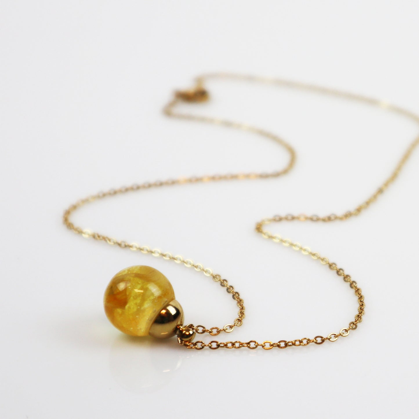 Drip Pendant Daffodil Yellow