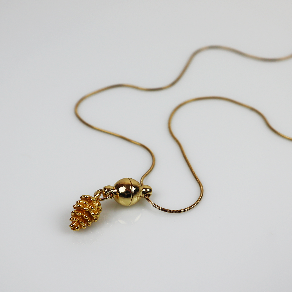 Drip Pendant Golden Pine Cone