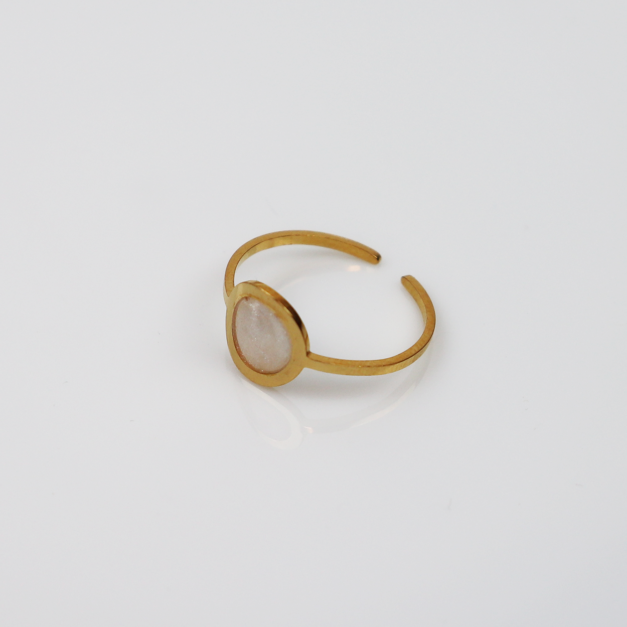 Drops Ring GeoS Stardust Gold
