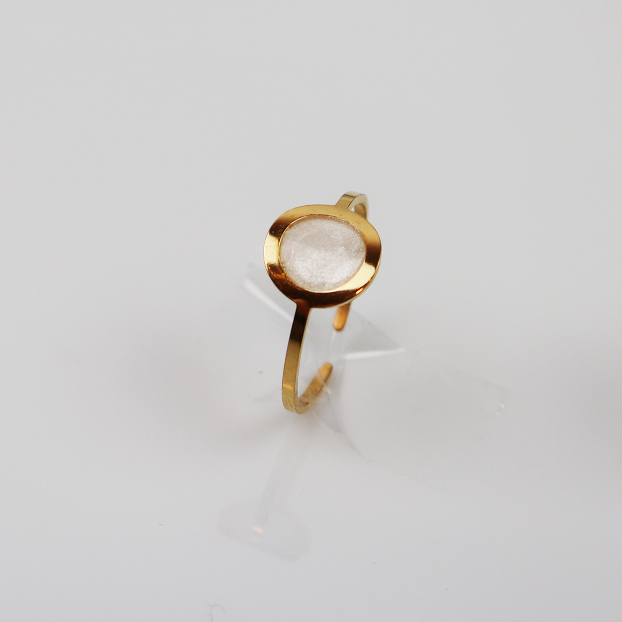 Drops Ring GeoS Stardust Gold