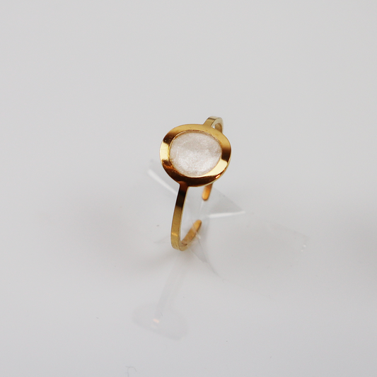 Drupt Ring GeoS Sterrenstof Goud