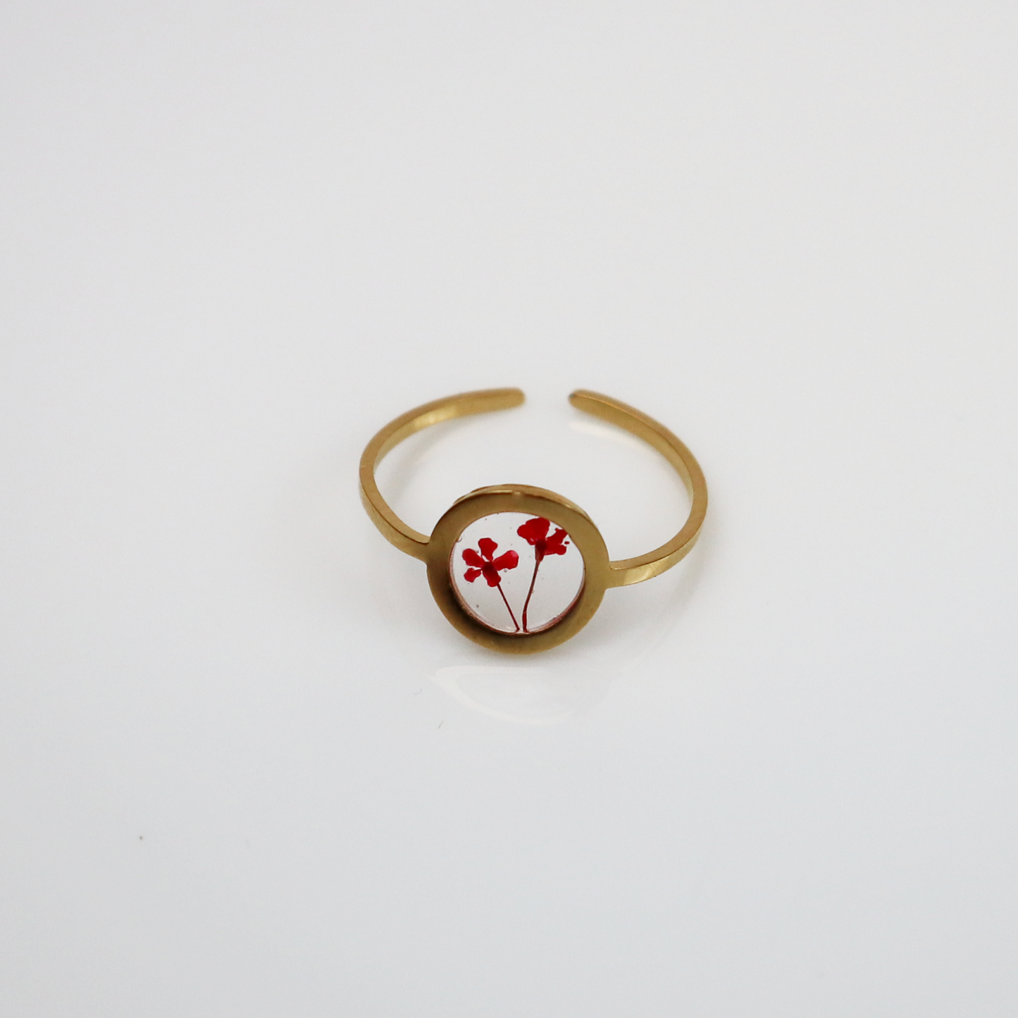 Ring GeoS - Dille - Rood - Goud