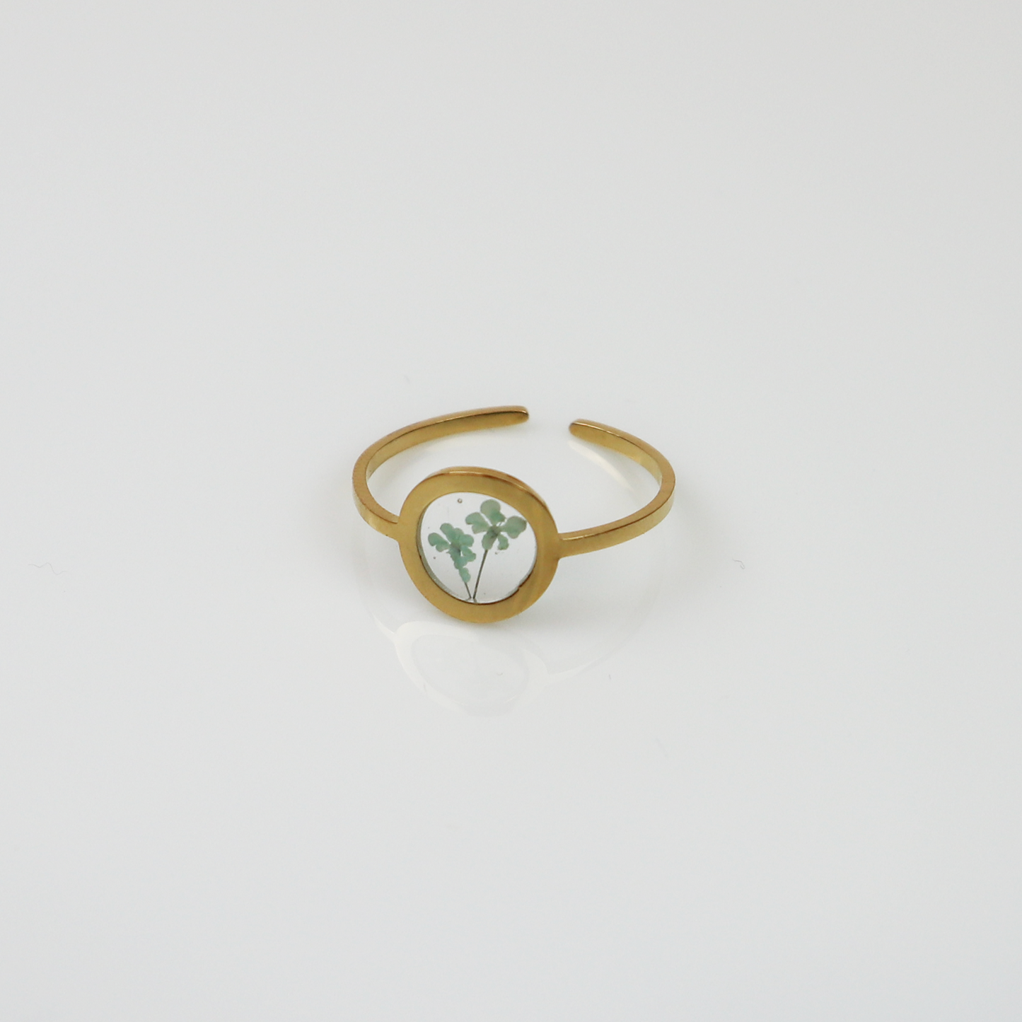 Ring GeoS - Dill - Mint - Gold