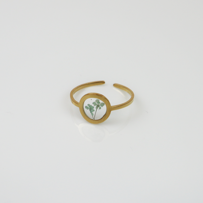 Ring GeoS - Dill - Mint - Gold