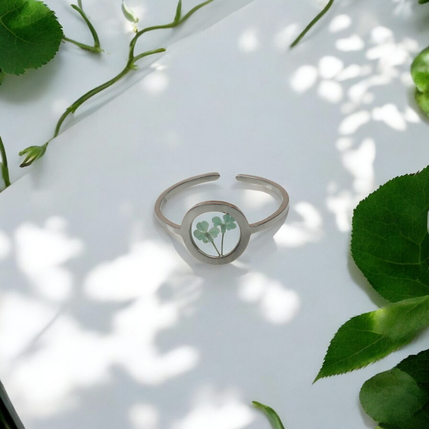Ring GeoS - Dille - Mint - Zilver