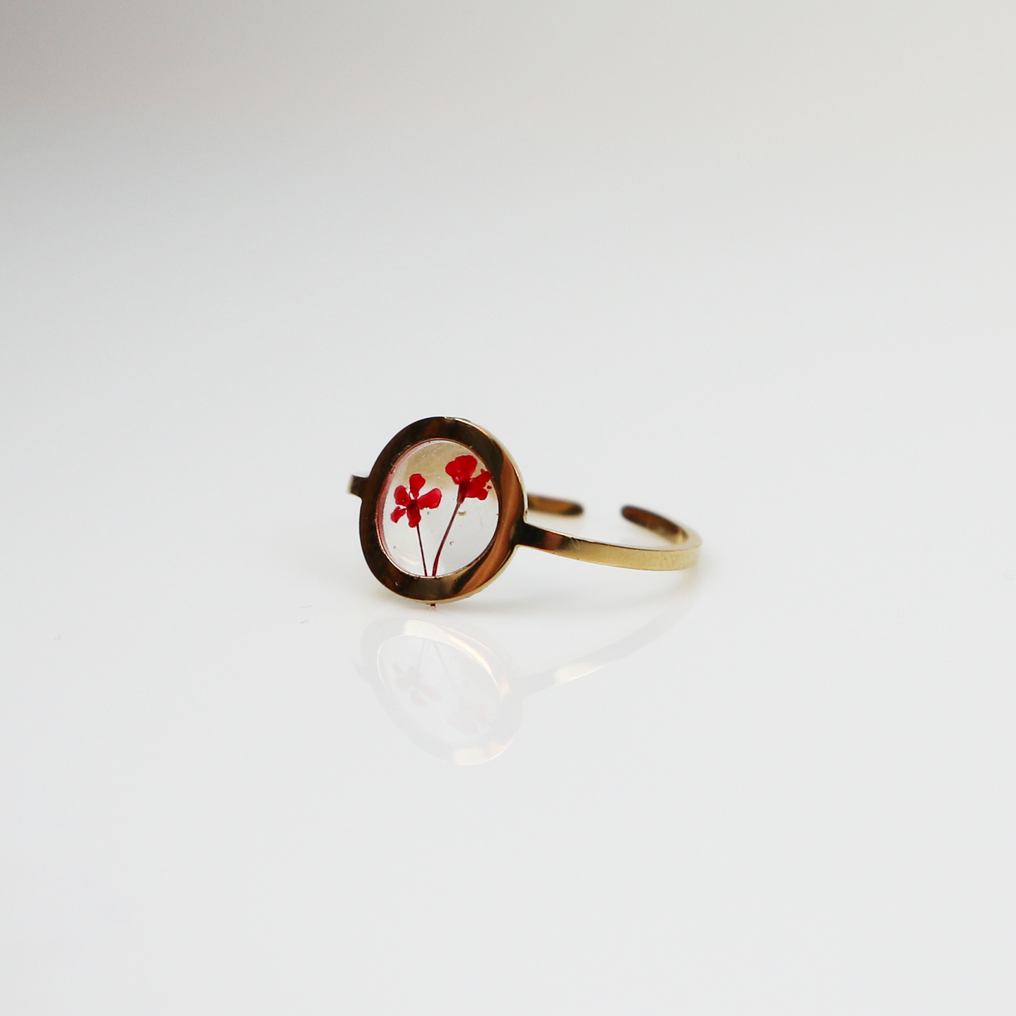 Ring GeoS - Dille - Rood - Goud