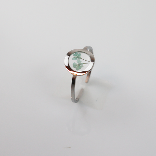 Ring GeoS - Dille - Mint - Zilver