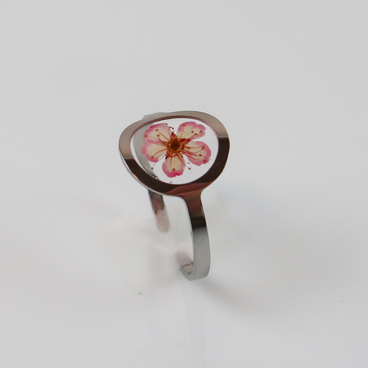 Ring GeoL - Spirea - Zilver