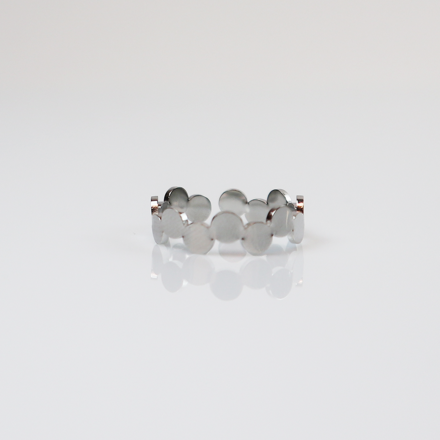 Tropfen Ring Blasen Silber