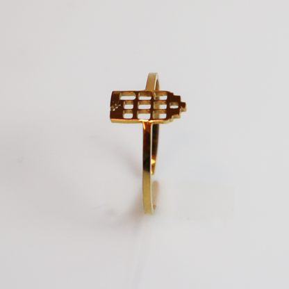 Ring - Grachtenpandje - Goud - Open