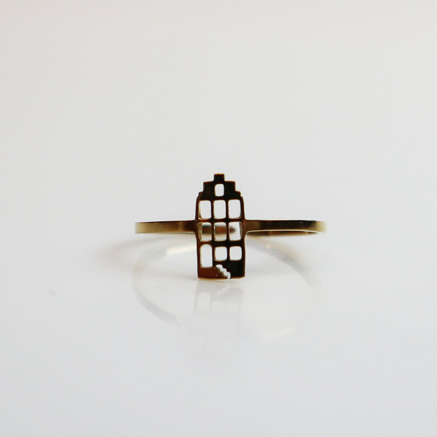 Ring - Grachtenpandje - Goud - Open