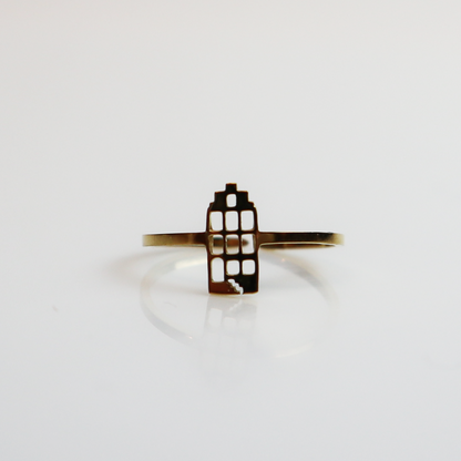 Ring - Grachtenpandje - Goud - Open
