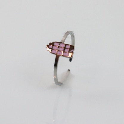 Ring - Canal House - Silver - Pink