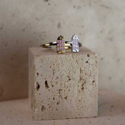 Ring - Canal House - Silver - Pink