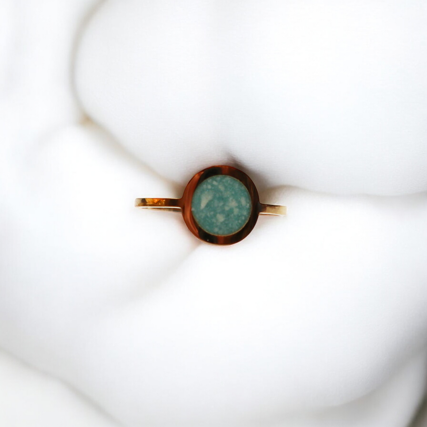 Geboortesteen Ring - Goud - December - Turkoois Blauwgroen