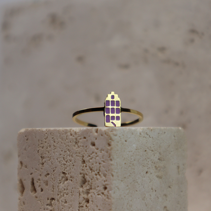 Ring - Canal House - Gold - Purple