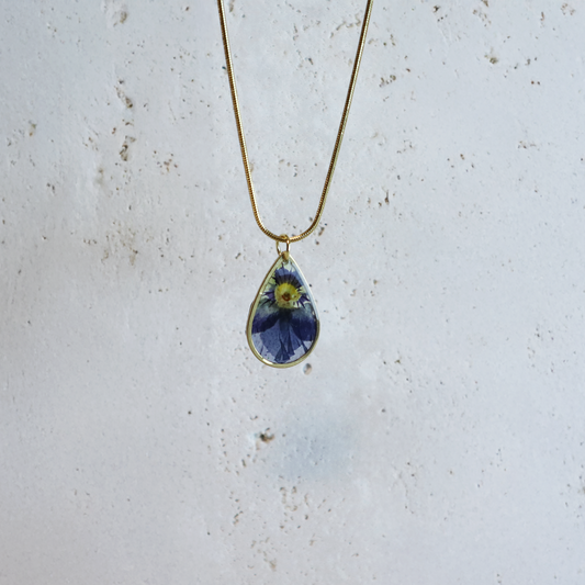Hanger Drop – Viooltje – Goud