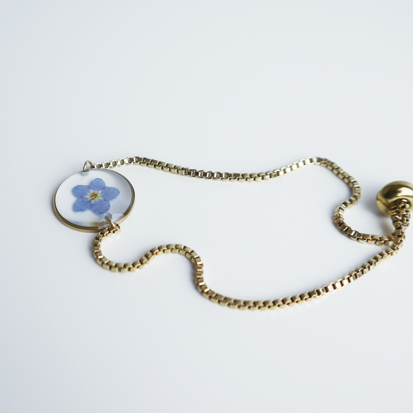 Armband Halo – Vergeet Me Niet – Goud