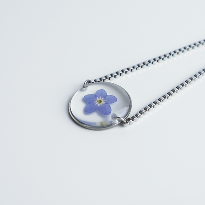 Armband Halo – Vergeet Me Niet – Zilver