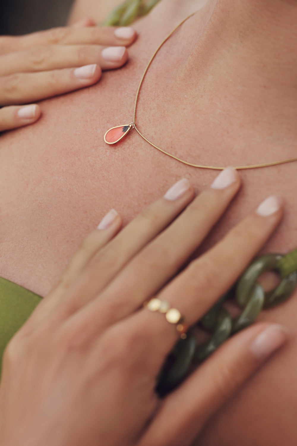 gouden ketting met hanger