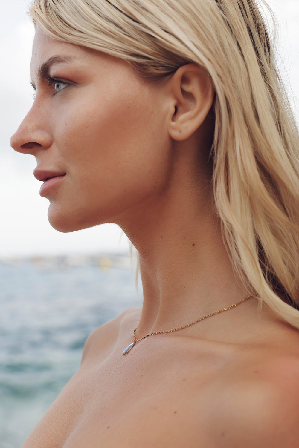 gouden ketting met hanger