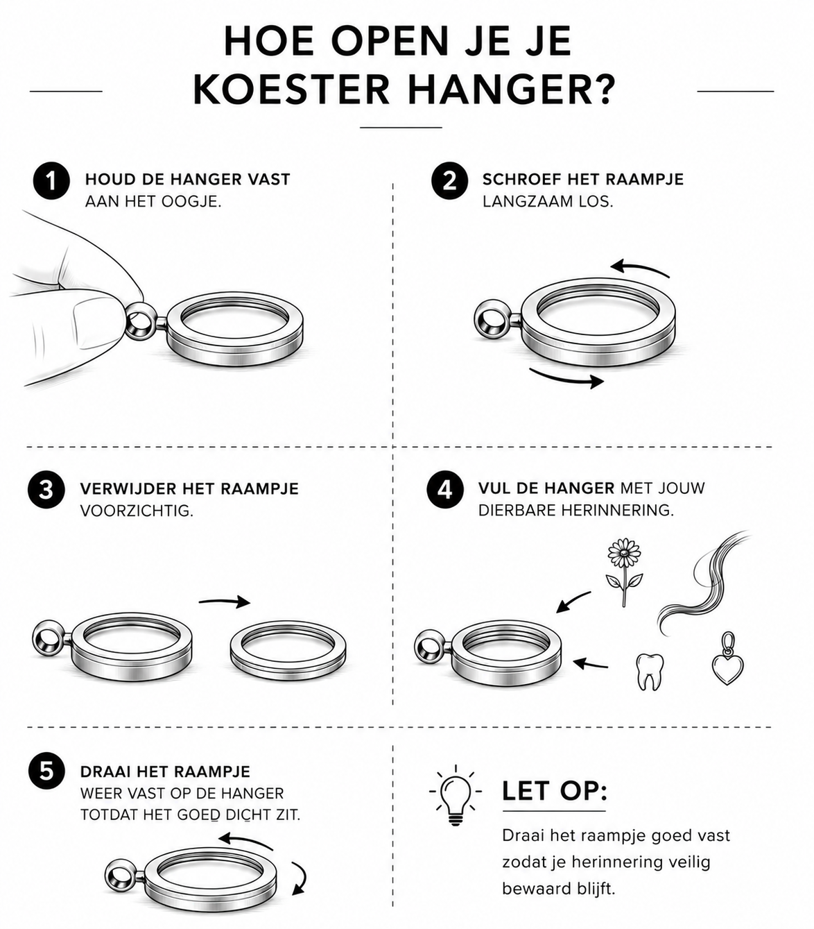Hanger – Koester - Goud